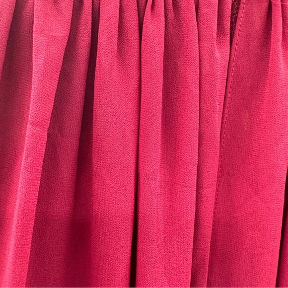 Lulus Make Way For Wonderful Berry Red Lace Sleeveless Maxi Dress Size S - Picture 11 of 14